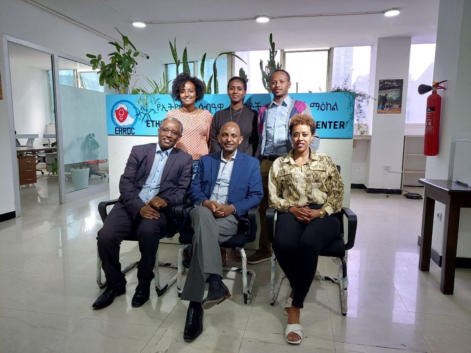 Chief Commissioner of Ethiopian Human Rights Commission Dr. Daniel Bekele visited EHRDC office